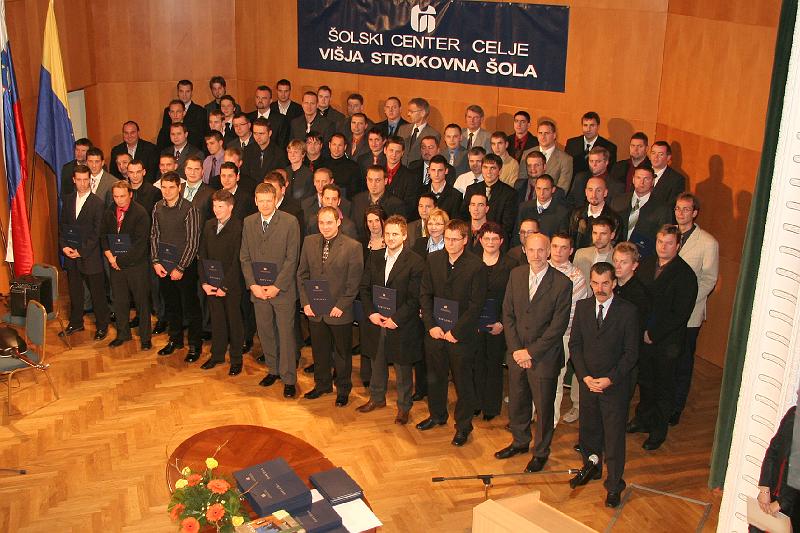 Podlitev 08 - 12.jpg - Diplomanti STROJNIŠTVA v letu 2008.